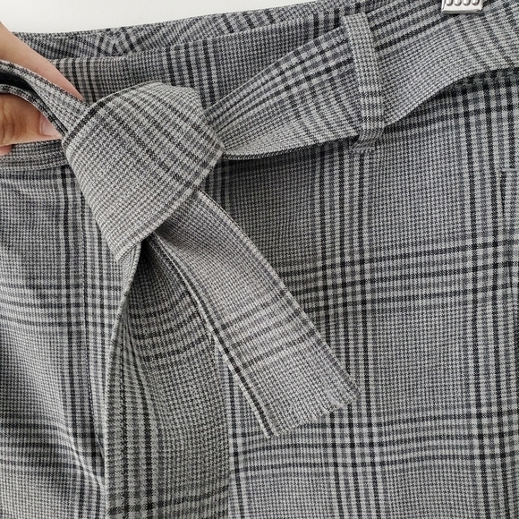 Wilfred  tie-front plaid crepe pant - Picture 4 of 14
